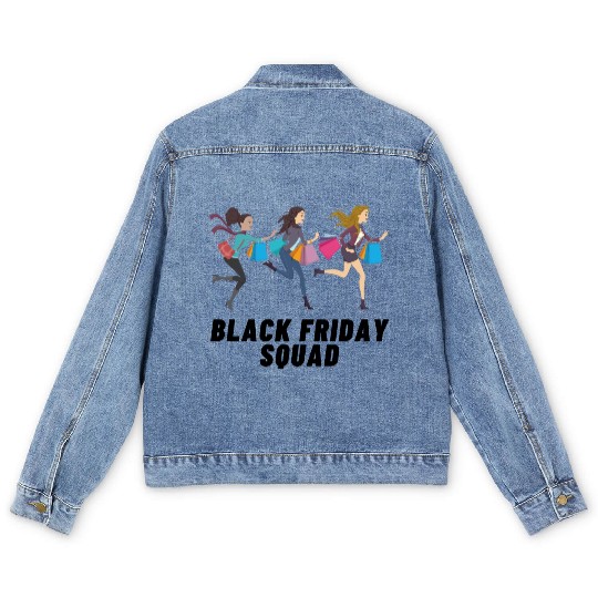 Black Friday Squad Men's Denim Jackets