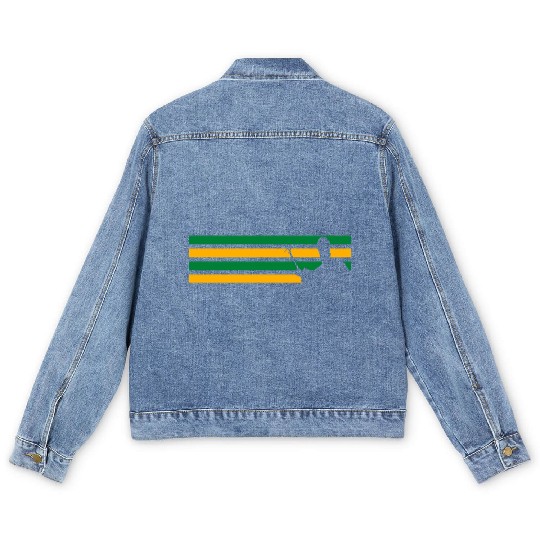 PAPAL COLORS SILHOUETTE Men's Denim Jackets