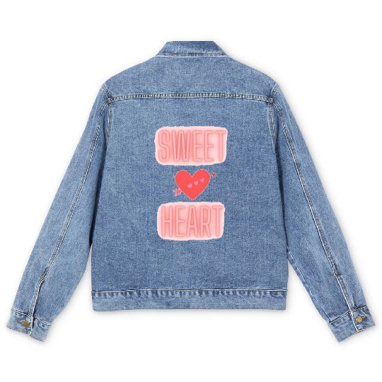 sweet heart Men's Denim Jackets
