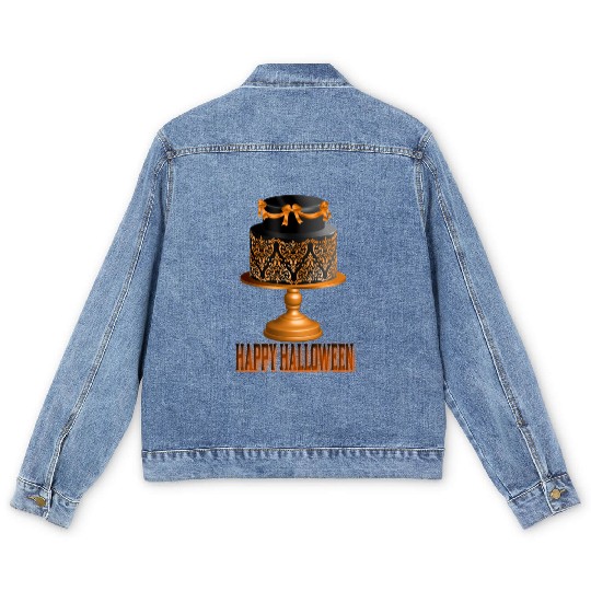 Happy Halloween Men's Denim Jackets