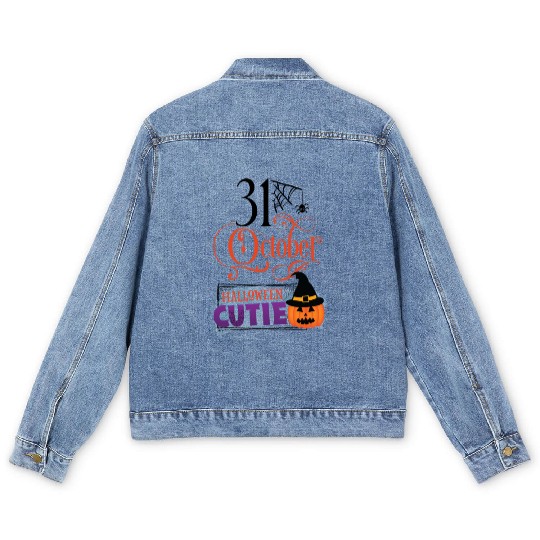 Happy Halloween Men's Denim Jackets