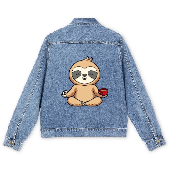 Sloth Sloth Yoga Men's Denim Jackets
