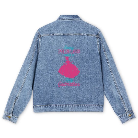 Every princess needs a fairy godmother - fairytale Men's Denim Jackets