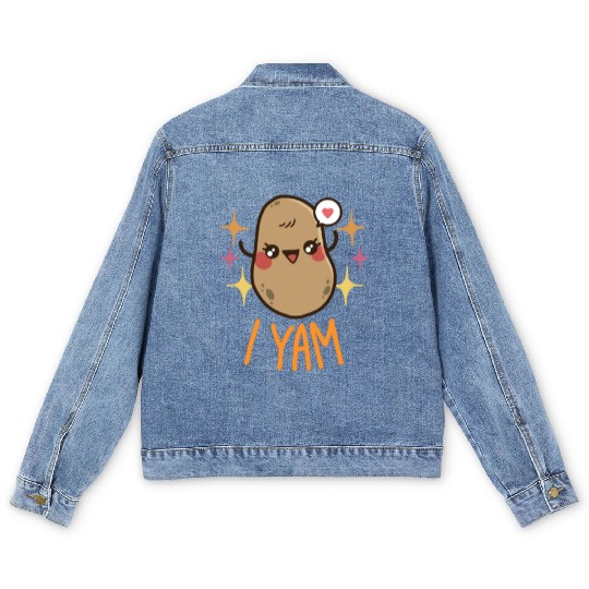 She's My Sweet Potato - I Yam Men's Denim Jackets
