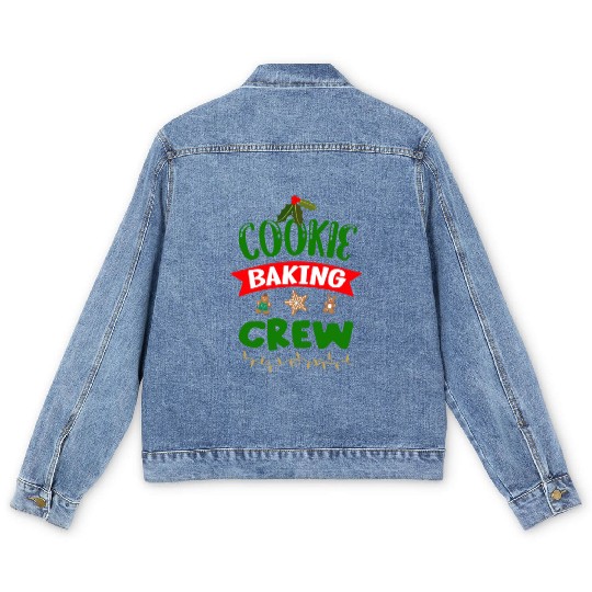 Cookie Baking Crew Men's Denim Jackets