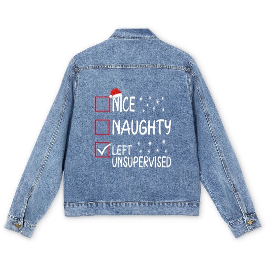 Nice naughty left unsupervised Men's Denim Jackets