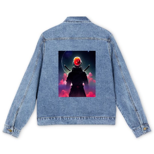 Astronaut Samurai Men's Denim Jackets