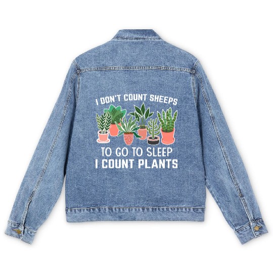 Planting Gardening Harvest Plants Lover Lifestyle Men's Denim Jackets