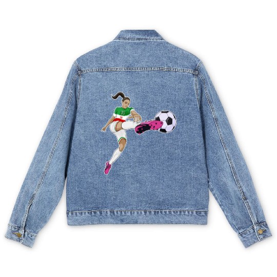 Iranian National Soccer Team I Football Iran Men's Denim Jackets