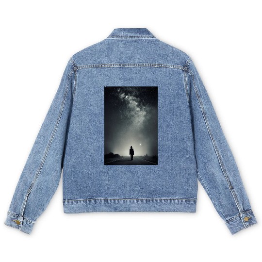 The lonely man Men's Denim Jackets