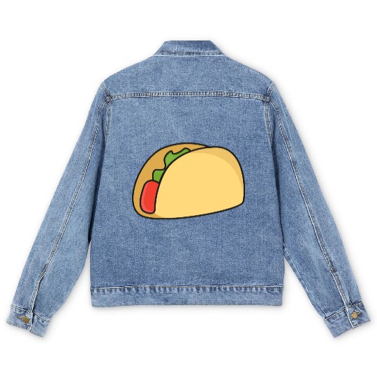 Favorite food street tacos Men's Denim Jackets