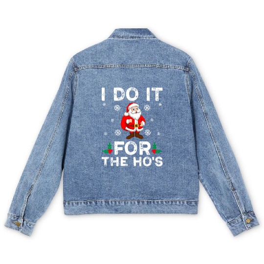 I Do It For The Ho's Men's Denim Jackets