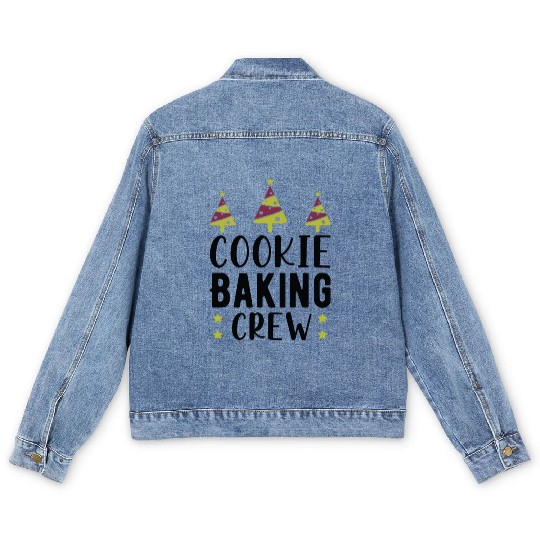 Cookie Baking Crew Men's Denim Jackets