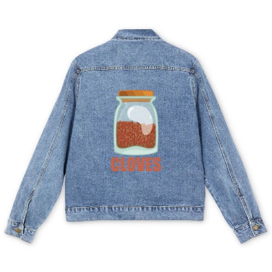 Cloves Spice Flavor Food Cooking Men's Denim Jackets