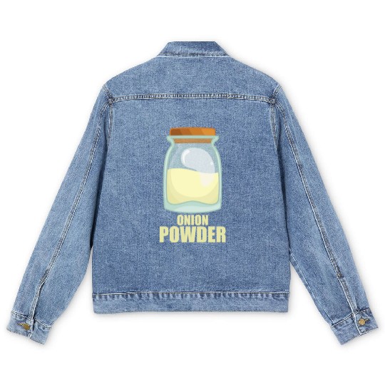 Onion Powder Spice Flavor Food Cooking Men's Denim Jackets