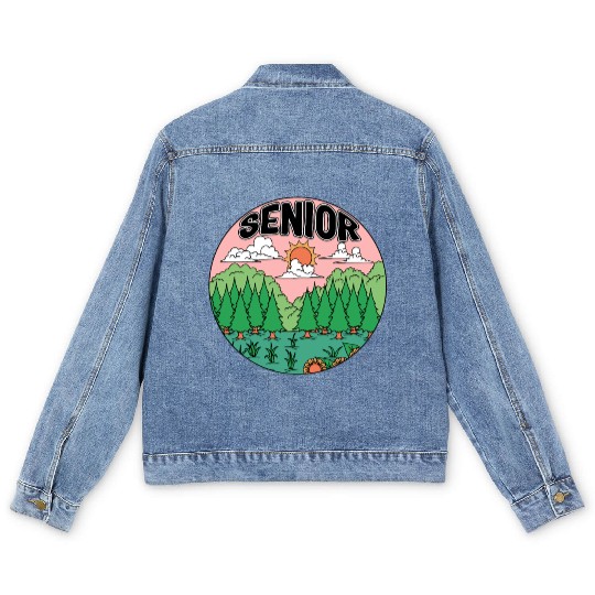 Graduation Men's Denim Jackets, Senior Class Of 2023 Gift End