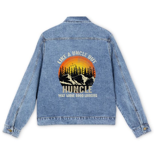 Huncle Definition Like Regular Uncle Way More Good Men's Denim Jackets