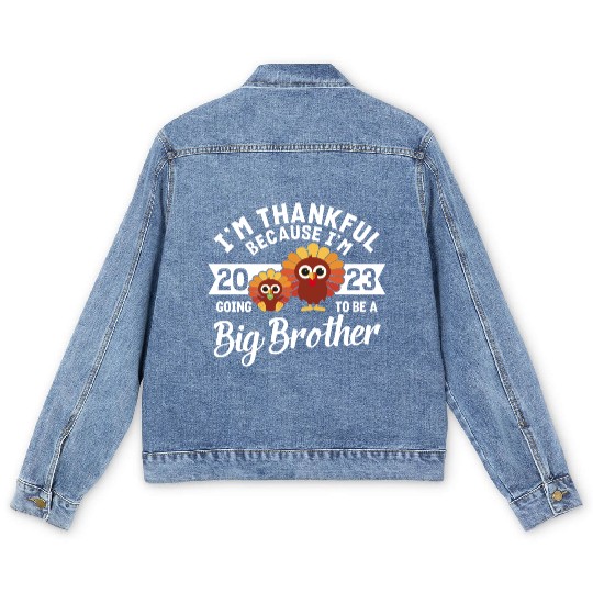 Big Brother 2023 Baby Thanksgiving Turkey Boys Men's Denim Jackets