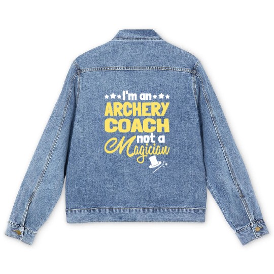 Archery Archery Coach Men's Denim Jackets