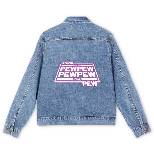 Pew Pew Pew Men's Denim Jackets