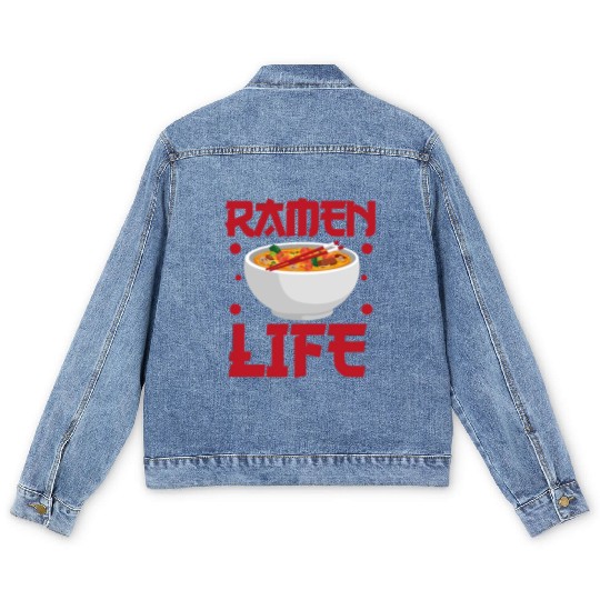 Ramen Life Men's Denim Jackets