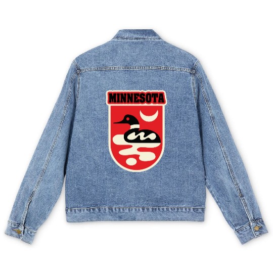 US States MINNESOTA Men's Denim Jackets