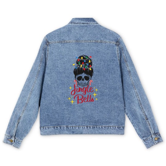 Jingle Bells Men's Denim Jackets