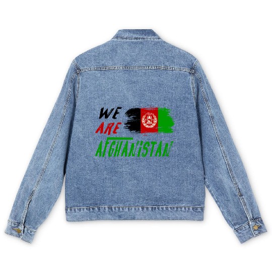 We are Afghanistan Men's Denim Jackets