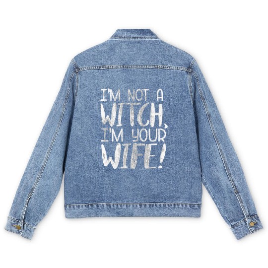The Princess Bride I'M Not A Witch I'M Your Wife Men's Denim Jackets