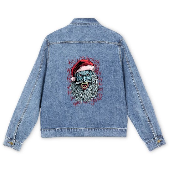 bad santa Men's Denim Jackets