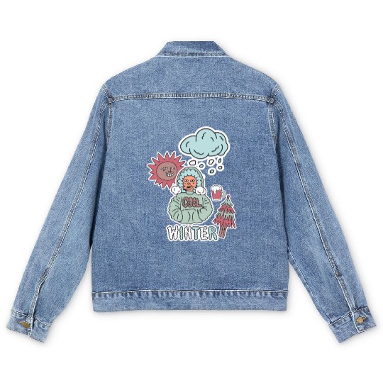 Gift christmas cute Rejeki Men's Denim Jackets