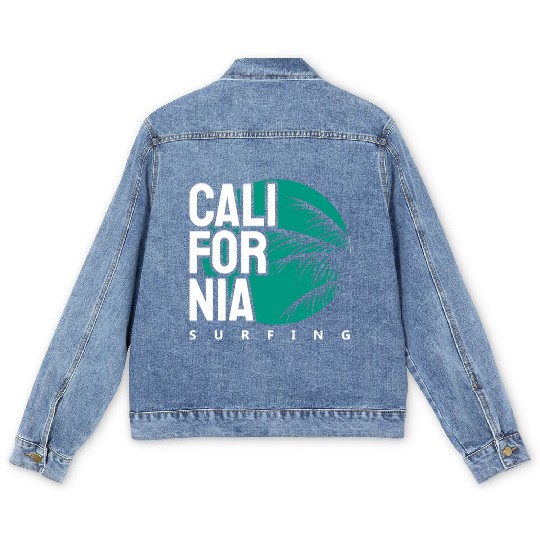 California surfing Men's Denim Jackets