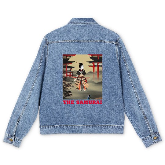 THE SAMURAI PRIDE Men's Denim Jackets