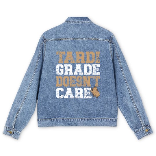 Tardigrade Doesn't Care Science Lover Tardigrade Men's Denim Jackets