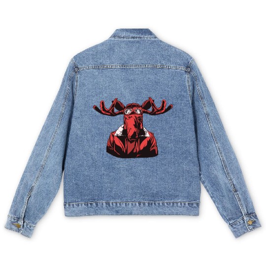 Red angry moose Red angry moose inspiration store Men's Denim Jackets