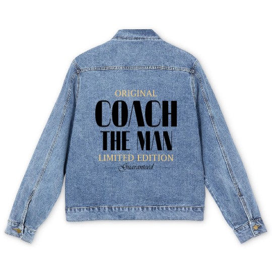 Original Coach The Man The Myth The Legend Men's Denim Jackets