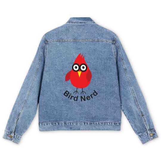 Bird Nerd Men's Denim Jackets