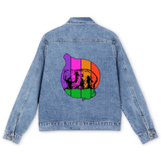 Wombat Onion - Wombat Onion Men's Denim Jackets