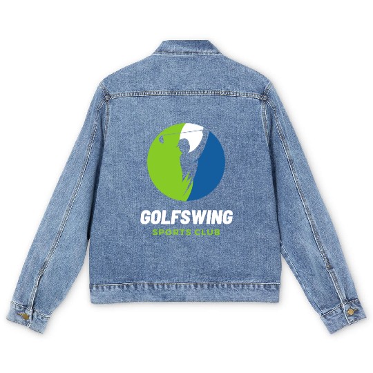 Circle Golf Club Sports Hobbies Men's Denim Jackets
