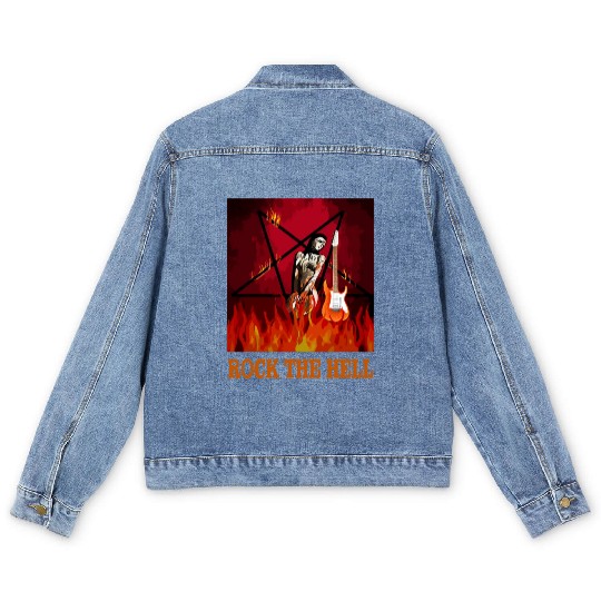 ROCK THE HELL Men's Denim Jackets
