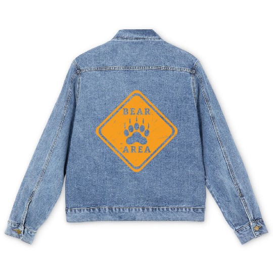 Gay Bear Bait Pride - Subgroup LGBTQ Community Men's Denim Jackets
