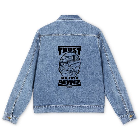 To swim Men's Denim Jackets