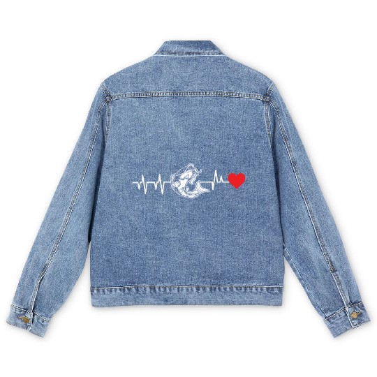 Catfish Heartbeat Men's Denim Jackets