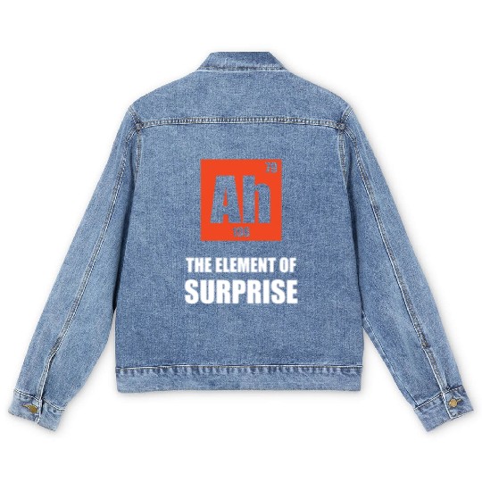Ah 196 79 the element of surprise Men's Denim Jackets