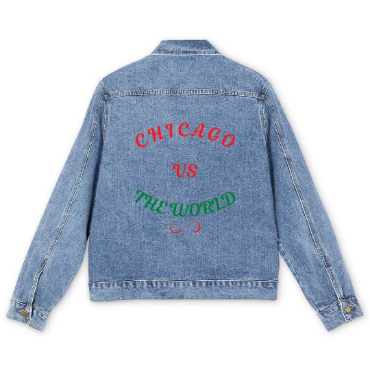 chicago pride Men's Denim Jackets