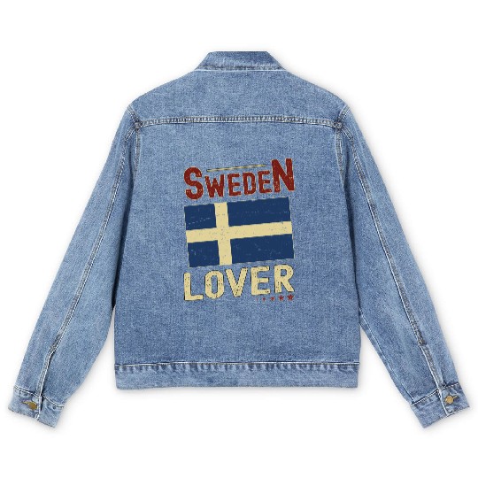 Sweden Travel Men's Denim Jackets
