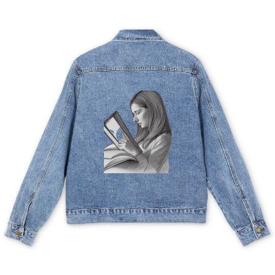 book club ,book lover Men's Denim Jackets