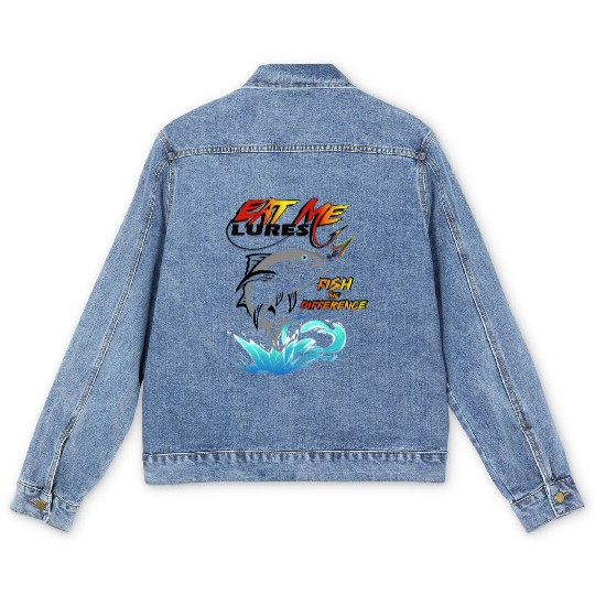 tuna fish Men's Denim Jackets design