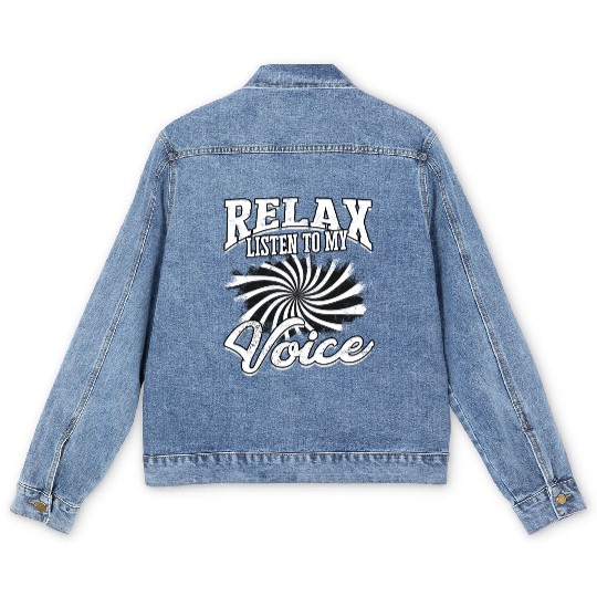 Hypnosis Psychology Sleep Hypnotist Hypnotizer Men's Denim Jackets