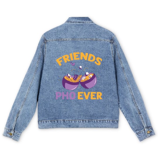 Friends Pho-Ever Friendship Pho Soup Men's Denim Jackets